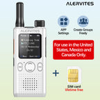 Baofeng AT1 POC Walkie Talkie Free Unlimited Data EU/US Worldwide Communication Phone Group Setting Portable 4G/5G Two Way Radio