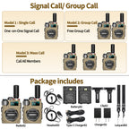 Walkie Talkies Airiton Radios Unlimited Range Nationwide 4G Long Distance 5000 Miles Handheld POC Two Way Radio AI-G7 Push to Talk Over Cellular Radio Long Range Walkie Talkie (2 with SIM Card)