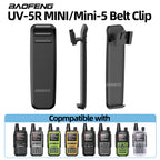 Original Baofeng 5R Mini Walkie Talkie Belt Clip Battery Waist Clip Retention Cip Compatible With UV-5R MINI Battery Replacement