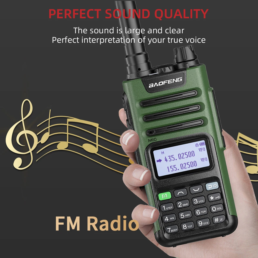 BaoFeng UV-13 PRO V1 V2 High Power Multi Band Walkie Talkie Type C Charger Long Range UV-13 UV-5R Transceiver Ham Two Way Radio