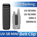 Original Baofeng 5R Mini Walkie Talkie Belt Clip Battery Waist Clip Retention Cip Compatible With UV-5R MINI Battery Replacement