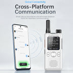 ALERVITES AT1 POC Radio Global 4G/5G Network Walkie Talkie Create Groups Freely Phone APP Settings Unlimited Distance  For Baofeng Portable USB Charge Ham Radio