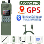 Baofeng AR-152 PRO GPS Ham Radio High Powerful CS Tactical Game Walkie Talkie Long Range Upgraded AR-152 Portable Two Way Radio