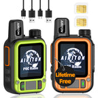 AIRITON AI-186 4G POC Handheld Walkie Talkie Mini Portable Nationwide Two‑Way Radio Intelligent Noise Reduction Support Group & Private Call for Fleet Hotel Construction Outdoor