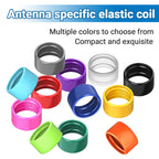 ABBREE 12 Colors Color ID Bands Distinguish for Radio Antenna BAOFENG BF-888S UV5R QUANSHENG UV-K5 XPR3500 XPR7380 Walike talkie