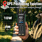 BAOFENG GM‑32 GMRS Walkie Talkie Long Range Two‑Way Radio NOAA Scan USB‑C Charging for Outdoor Off‑Road Trucking Camping