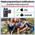 ABBREE Bluetooth Wireless Programmer for Walkie Talkie Plug & Play No Driver Issue Phone for UV5R BF888S Quansheng UVK5