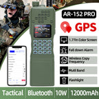 Baofeng AR-152 PRO GPS Ham Radio High Powerful CS Tactical Game Walkie Talkie Long Range Upgraded AR-152 Portable Two Way Radio