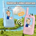 AIRITON JK201 Kids Video Walkie Talkie Rechargeable Indoor Outdoor One-Click Call Essential for Camping Hiking Adventures gift