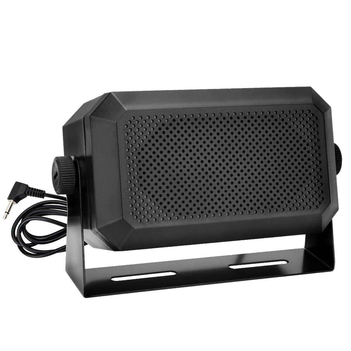 ABBREE Rectangular External Communications Speaker External Scanners for All 3.5mm Audio Plug CB Radios and Mobile Radio