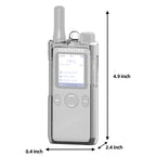 ABBREE Transparent Walkie Talkie Protective Case High Quality TPU Material Drop Protection Dustproof for Baofeng AT1 POC Radio