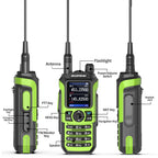Baofeng UV-21 Pro Wireless Copy Frequency VHF UHF Powerful Waterproof V2 Long Range UV-32 Long Range Type-C Two Way Ham Radio