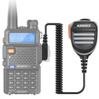 Abbree AR-780 PTT Remote Waterproof Speaker Mic Microphone for Two Way Radio Kenwood TYT Baofeng UV-5R 888S UV-82 Walkie Talkie