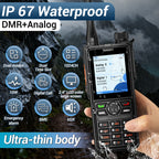 AIRITON AI-881 DMR Walkie Talkie IP67 Waterproof 10W High Power Dual Time Slot Large Color Screen VOX Two Way Radio