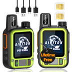 AIRITON AI-186 4G POC Handheld Walkie Talkie Mini Portable Nationwide Two‑Way Radio Intelligent Noise Reduction Support Group & Private Call for Fleet Hotel Construction Outdoor
