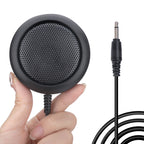 ABBREE KES-4 Car Radio Mini External Speaker Lounder Clear Sound with 3.5mm Plug Power Cord for CB Radio Stations Mobile Radio