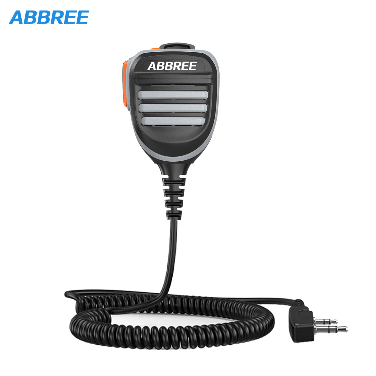 Abbree AR-780 PTT Remote Waterproof Speaker Mic Microphone for Two Way Radio Kenwood TYT Baofeng UV-5R 888S UV-82 Walkie Talkie