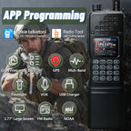 BAOFENG AR-152 PRO GPS Walkie Talkie Long Range Bluetooth Programming 10W Multi Band 12000mAh Tactial 1000CH Two Way Ham Radio