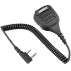 ABBREE AR-850 Speaker Mic Walkie Talkie Volume Adjustable IP54 Waterproof Compatible With Baofeng UV-5R UV-39 BF-888S Ham Radio