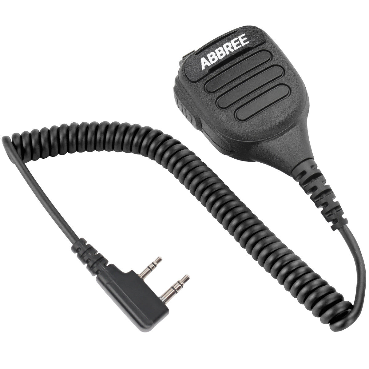 ABBREE AR-850 Speaker Mic Walkie Talkie Volume Adjustable IP54 Waterproof Compatible With Baofeng UV-5R UV-39 BF-888S Ham Radio