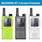 Baofeng AT1 POC Global Talking Walkie Talkie Screen Protector Anti-Scratch Protective Film Radio Accessories For ALERVITES AT-1