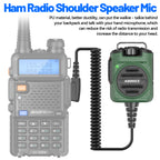 ABBREE AR-158 Rechargeable Walkie Talkie Microphone Speaker Volume Adjust Type-C Charging for Baofeng UV 5R MINI Quansheng UV K5