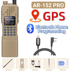 Baofeng AR-152 PRO GPS Ham Radio High Powerful CS Tactical Game Walkie Talkie Long Range Upgraded AR-152 Portable Two Way Radio