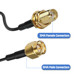 ABBREE SMA Male to Female RG174 Coaxial Extension Cable 3M 5M 10M WiFi Antenna RF Coax Pigtail for Router Network Card