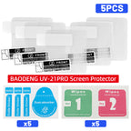 Baofeng UV-21 PRO V2 Screen Protector Case Friendly Cover Walkie Talkie Film HD Clear Shockproof For UV-21 PRO GPS V4 Ham Radio