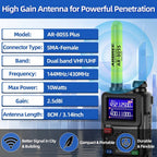 ABBREE AR-805 PLUS Walkie Talkie Antenna SMA-Female High Gain Dual Band For Baofeng UV-5R AR-152 PRO UV-21 PRO Ham Radio