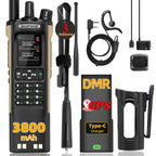 BAOFENG Digital Walkie Talkie DM-32 DMR | Upgraded 3800mAh Battery GPS | Dual Time Slot Air Band APRS For UV-5R UV-32 Ham Radio