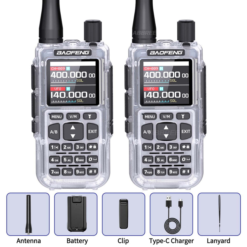 BAOFENG MINI 5 New Upgrade Walkie Talkie Wireless Copy Frequency 2200mAh Battery Bluetooth APP Programming UV-5R Mini Ham Radio