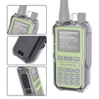 ABBREE Transparent Walkie Talkie Protective Case TPU Material Drop Druable Protection Dustproof Only for UV-5R Mini Radio