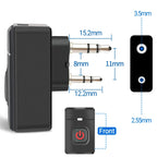 ABBREE Wireless Headset Bluetooth PTT Handsfree Earpiece with for Baofeng UV 5R 82 21 13 17 888S Quansheng UV K5 (8) 5R Plus K6