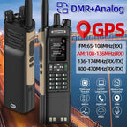 BAOFENG Digital Walkie Talkie DM-32 DMR | Upgraded 3800mAh Battery GPS | Dual Time Slot Air Band APRS For UV-5R UV-32 Ham Radio
