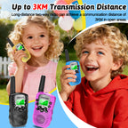 2PCS AIRITON T-388 Kids Walkie Talkie PMR/FRS Mini Handheld Transceiver Long Range Birthday Gifts for Outdoor Adventures Hiking