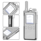 ABBREE Transparent Walkie Talkie Protective Case High Quality TPU Material Drop Protection Dustproof for Baofeng AT1 POC Radio