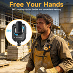 ABBREE AR-790 IP54 Walkie Talkie Speaker Microphone Handheld Mic Upgrade 780 MIC For Baofeng UV5R UV-21 Pro UV-32 Two Way Radio
