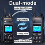 AIRITON DM-188 DMR Digital Analog Walkie Talkie 10W IP68 Waterproof AES256 SMS 3000mAh Dual Band Two Way Ham Radio DM1701 DM-32