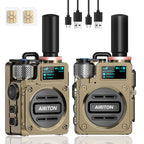 Walkie Talkies Airiton Radios Unlimited Range Nationwide 4G Long Distance 5000 Miles Handheld POC Two Way Radio AI-G7 Push to Talk Over Cellular Radio Long Range Walkie Talkie (2 with SIM Card)