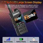 ABBREE GP-268 Network Walkie Talkie Zello Global POC Radio Wireless Unlimited distance SIM Card 4G Android Bluetooth Ham Radio