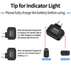 ABBREE Bluetooth Wireless Programmer for Walkie Talkie Plug & Play No Driver Issue Phone for UV5R BF888S Quansheng UVK5