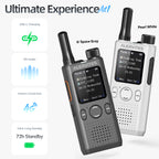 ALERVITES AT1 POC Radio Global 4G/5G Network Walkie Talkie Create Groups Freely Phone APP Settings Unlimited Distance  For Baofeng Portable USB Charge Ham Radio