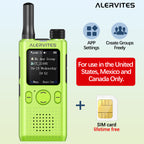 Baofeng AT1 POC Walkie Talkie Free Unlimited Data EU/US Worldwide Communication Phone Group Setting Portable 4G/5G Two Way Radio