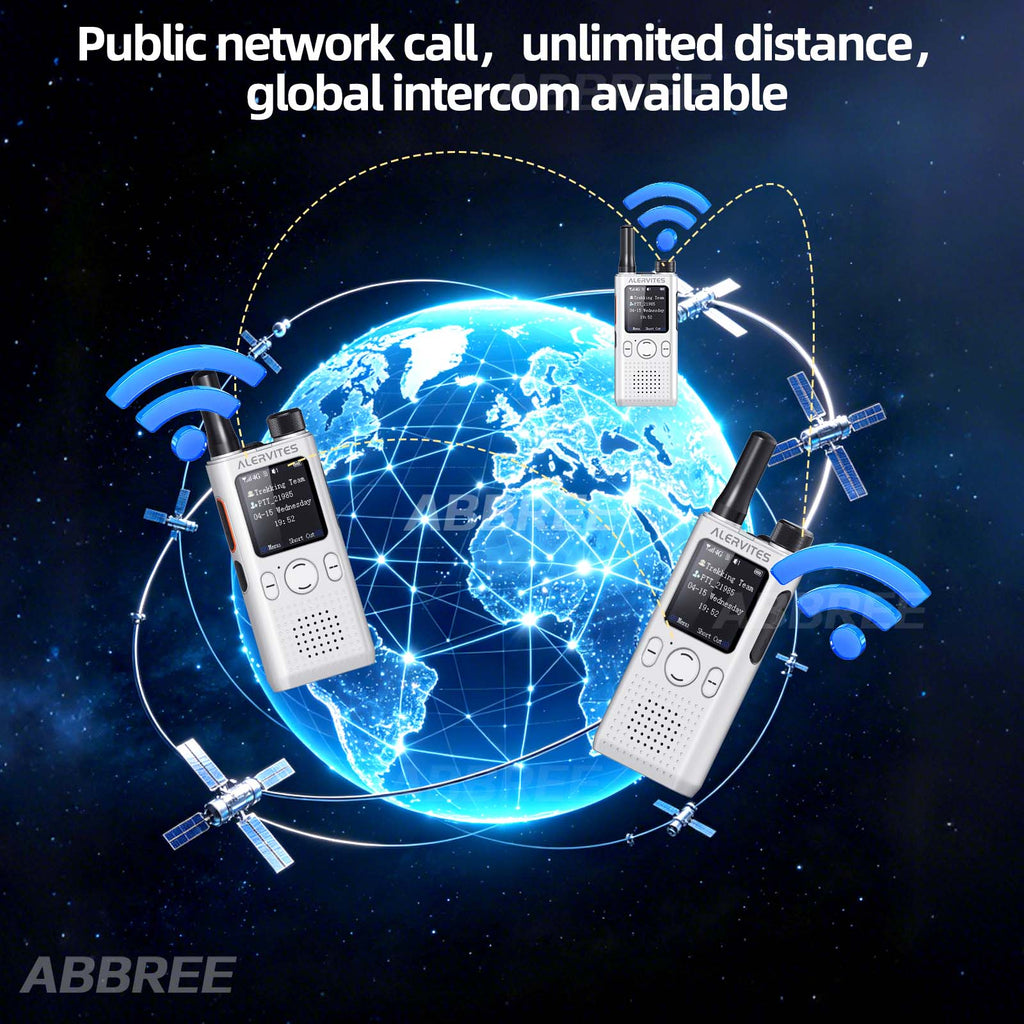 Baofeng AT1 POC Walkie Talkie Free Unlimited Data EU/US Worldwide Communication Phone Group Setting Portable 4G/5G Two Way Radio