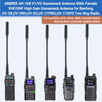 ABBREE Gooseneck Tactical Antenna AR-168 VHF UHF SMA-Female for BAOFENG UV-5R 5RH 13 17 21 PRO QUANSHEGN UV K5 (8) Plus