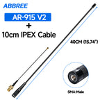 ABBREE AR-915 V1 V2 915MHz High Gain Omni Antenna SMA Male UHF Long Range for LoRa IoT Module Indoor Outdoor Communication