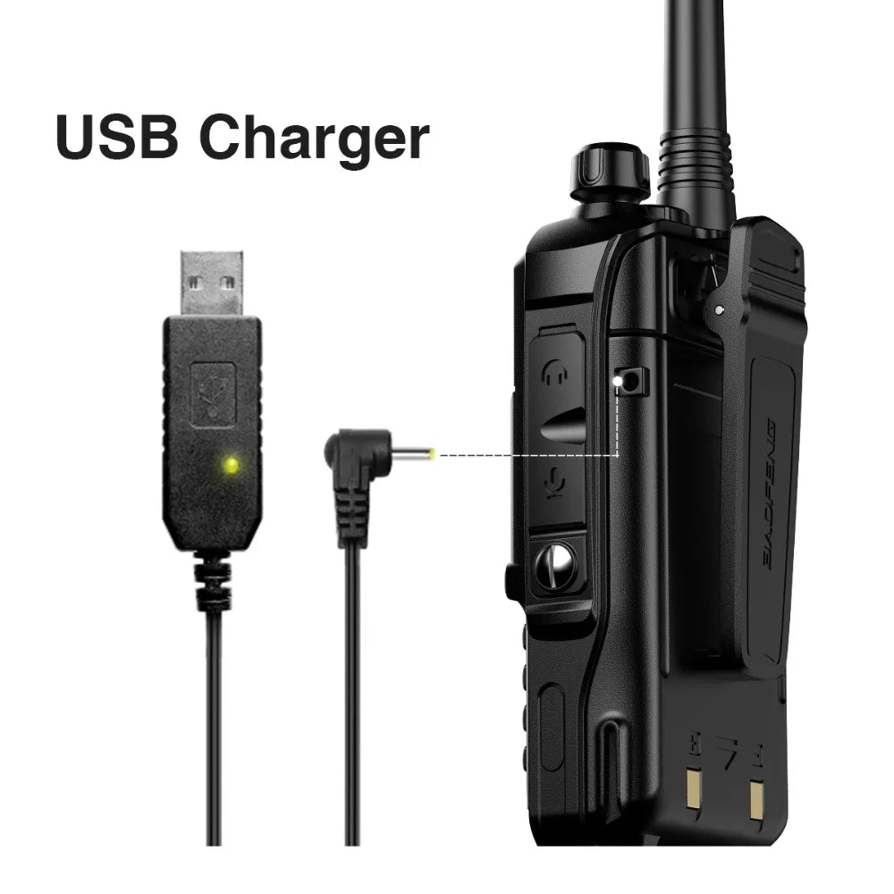 Baofeng 10W Walkie Talkie UV-S9 PLUS Dual Band Tri Power Long Range High Power UV-S9 Upgrade UV 5R PLUS Ham Two Way Radio