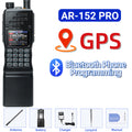 BAOFENG AR-152 PRO GPS Walkie Talkie Long Range Bluetooth Programming 10W Multi Band 12000mAh Tactial 1000CH Two Way Ham Radio