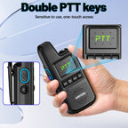 AIRITON AI-828C Mini Walkie Talkie Dual PTT Wireless Copy Frequency HD Sound Portable UHF 16 Channels Long Range Ham Radio
